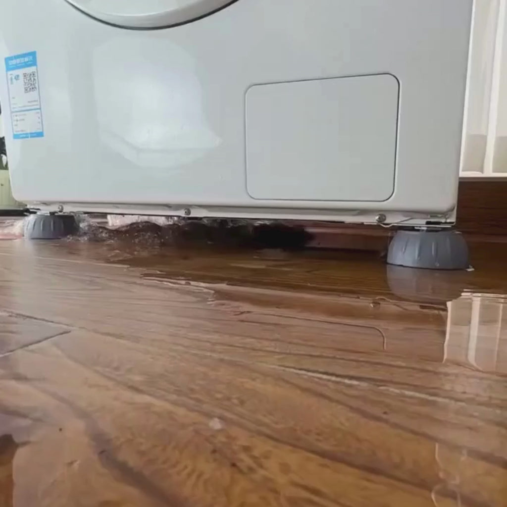 Anti Vibration Pads - 4Pcs Set | Shock Absorbing Washing Machine & Appliance Stand